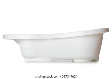 Small Tub Isolated On The White