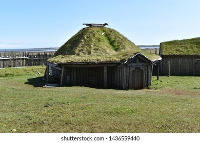 Vintage Traditional Vikings Hut Roof Covered Stock Photo (Edit Now ...