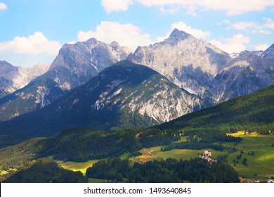 Small Village In Big Moutain