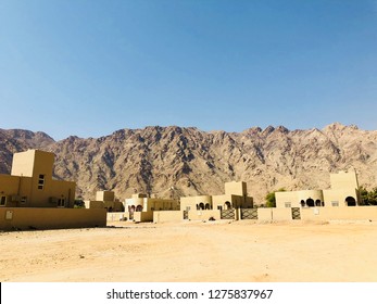 Small village in the desert in the Middle East