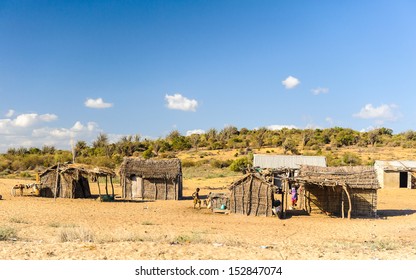 Small Village In Madagascar, Africa