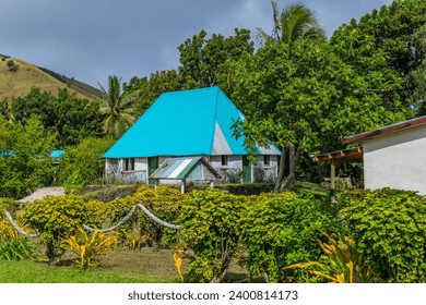 Small village in Viti Levu island, Fiji