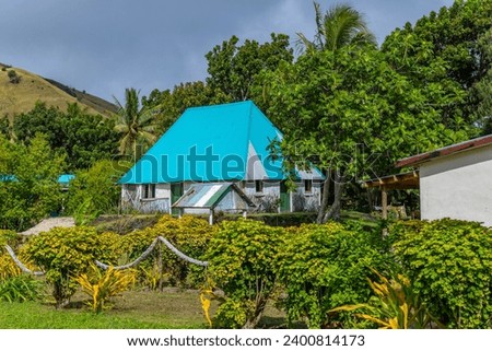 Small village in Viti Levu island, Fiji