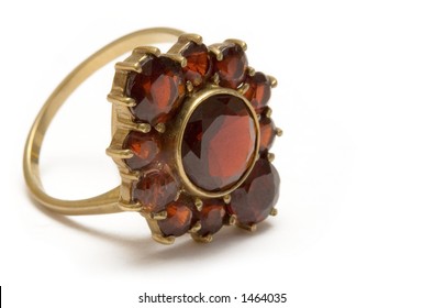 Small Vintage Garnet Ring