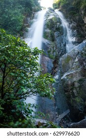 A small water fall in a national park in thailand. 1-2 sec exposure. - Shutterstock ID 629976620