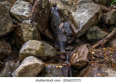 Small Water Stream In Stones