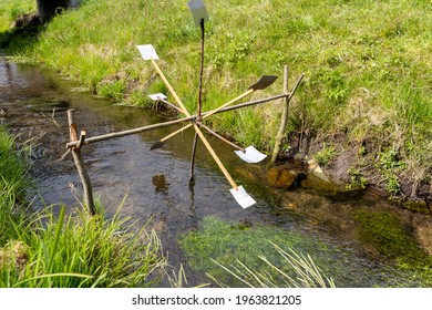 Small Water Wheel Made By Children