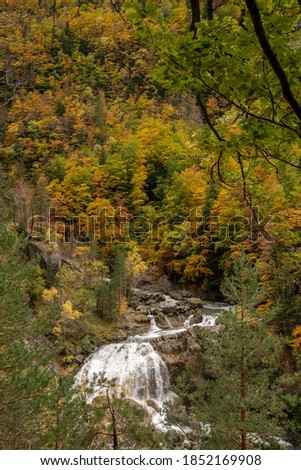 Similar – Herbst in den Pyrenäen