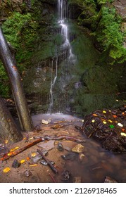 Small Waterfall At Mátra Hill, Hungary