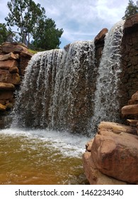 Small Waterfall Located In Wichita Falls TX 