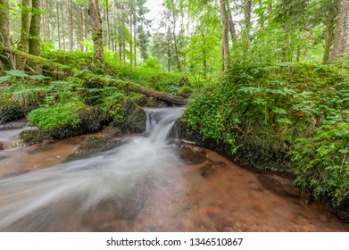 Small waterfall in the mountain