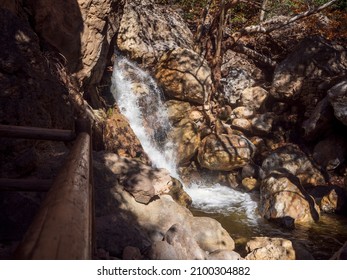 Small Waterfall At Solstice Canyon, Malibu