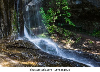 Small Waterfall At The Sphynx Monks Cowl Drakensberg South Africa