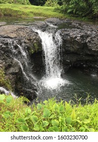 Small Waterfall & Swimming Hole In Samoa