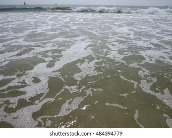 small waves of the sea