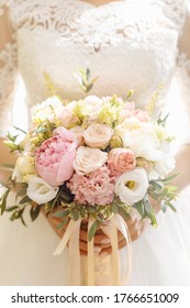 Small Wedding Bouquet Of White Roses