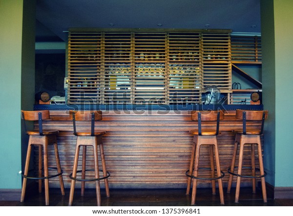 Small Wet Bar Inside Hotel Four Stock Photo Edit Now 1375396841