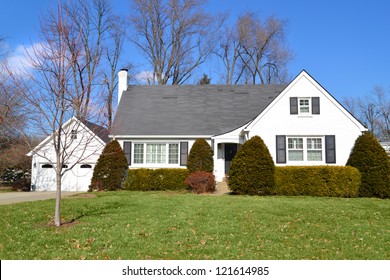 Small White Country French Home