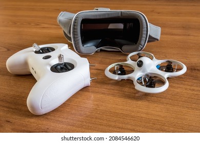 small white indoor home brushless fpv quadcopter 
