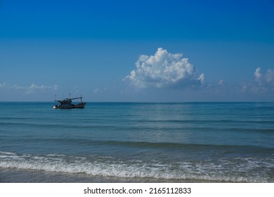 Small Wood Fishing Boats Used In Asia For Sustainable Fishing In Shallow Seas Asia And Thailand
