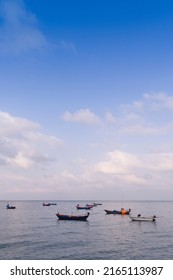 Small Wood Fishing Boats Used In Asia For Sustainable Fishing In Shallow Seas Asia And Thailand
