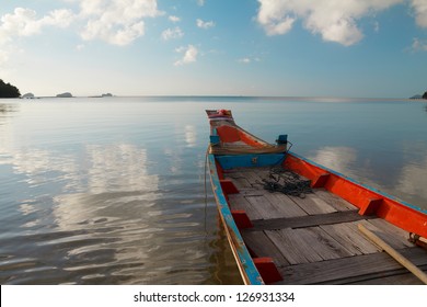 Small Wooden Boat In Thailand
