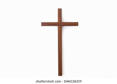 A Small Wooden Cross In The Studio