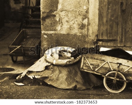 Similar – couch potato Sofa Trash