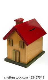 A Small Wooden House,money Box