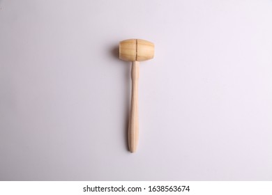 Small Wooden Mallet Made Of Pine Wood