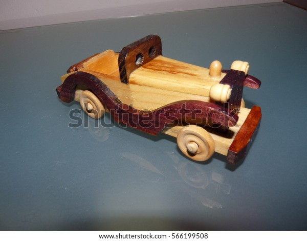 small wooden toy cars