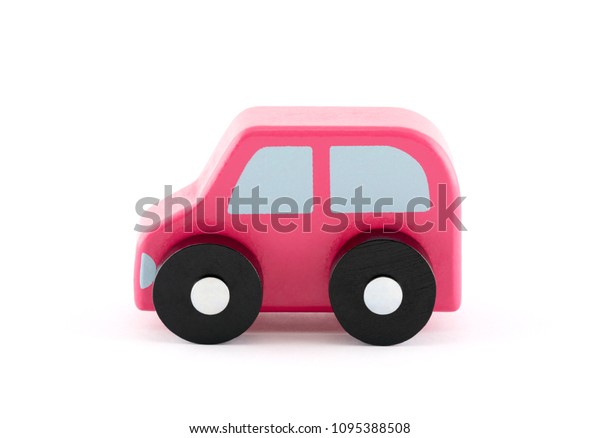 small pink toy cars