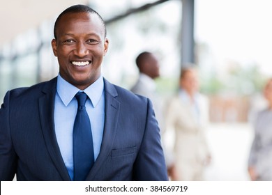 Smart African American Business Man In Modern Office