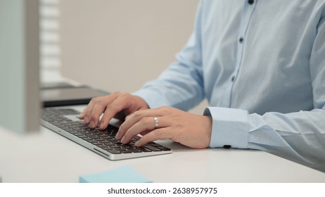 Smart AI cyber bot IT deep tech tools help write prompt python code web screen. Asia people asian man typing busy work predict big data mining center office upskill STEM expert skill job coder course.