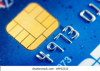 Smart card macro , credit card chip