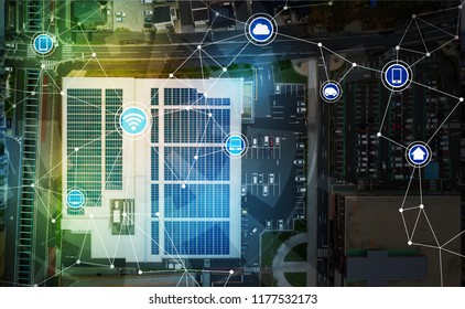 Smart city and Internet of Things concept. - Powered by Shutterstock