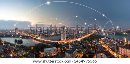 Similar – Foto Bild Schönste Stadt Skyline XIV