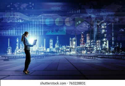 Smart factory concept. Internet of Things. Information Communication Technology. - Powered by Shutterstock