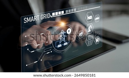 Smart grid system integrating renewable energy sources, energy storage, smart inverters, and demand response for efficient, decentralized, and modern power distribution Latch