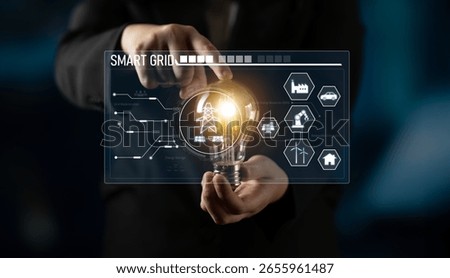 Smart grid system integrating renewable energy sources, energy storage, smart inverters, and demand response for efficient, decentralized, and modern power distribution Latch