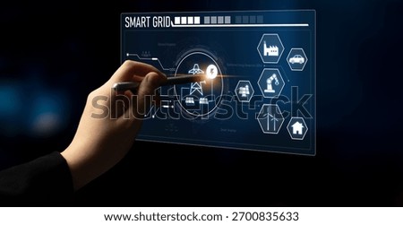Smart grid system integrating renewable energy sources, energy storage, smart inverters, and demand response for efficient, decentralized, and modern power distribution Latch