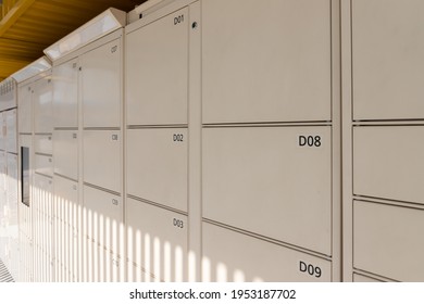 Smart Locker. Electronic Steel Parcel Locker, Automatic Mailboxes.