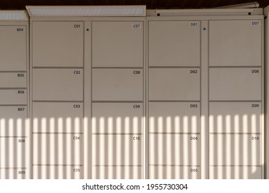 Smart Locker. Electronic Steel Parcel Locker, Automatic Mailboxes.