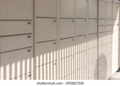 Smart Locker. Electronic Steel Parcel Locker, Automatic Mailboxes.