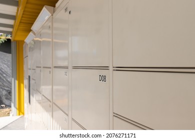 Smart Locker. Electronic Steel Parcel Locker, Automatic Mailboxes.