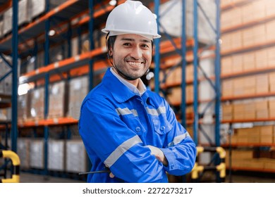 smart man worker wearing working suite dress and safety helmet at cargo for stack item for shipping.female worker checking the store factory. industry factory warehouse. Inspection quality control. - Powered by Shutterstock