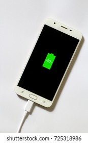 Smart Mobile Phone On Charging