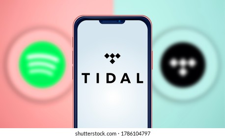 get it on tidal logo button