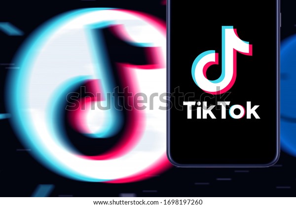 Smart Phone Tik Tok Logo Which Stock Photo (Edit Now) 1698197260