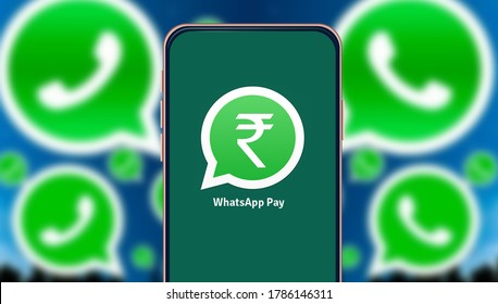 Smart Phone With The WhatsApp Pay Logo That Will Be Officially Launched In New Global Markets. This Will Happen In The Next Six Months. United States, California February 1, 2020